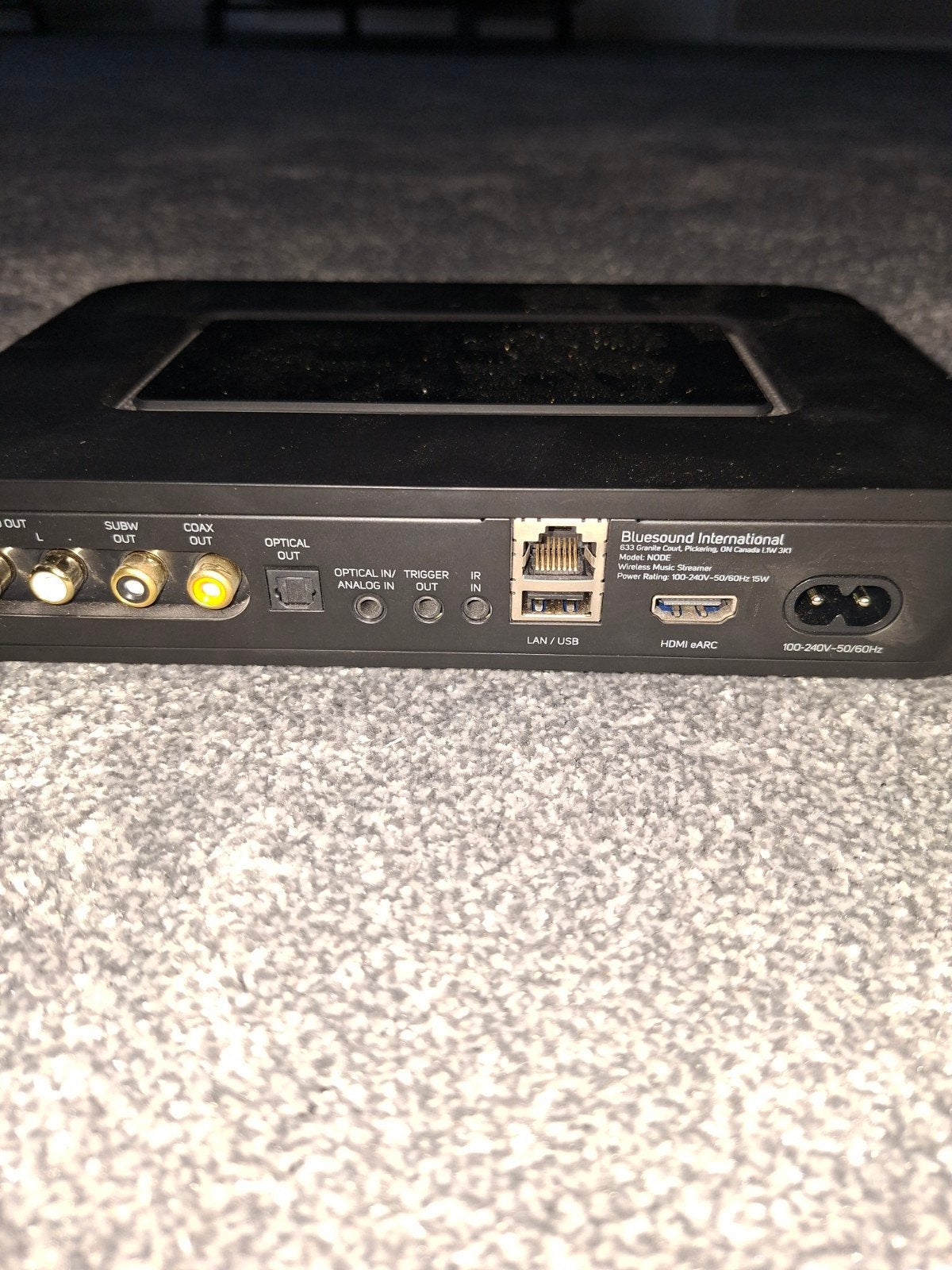 Bluesound Node Streamer - Draadloze Muziekstreamer, Ophalen of Verzenden