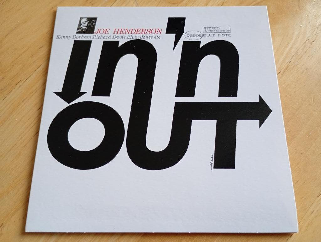 CD Joe Henderson - In 'N Out, Verzenden, 1960 tot 1980, Zo goed als nieuw, Jazz
