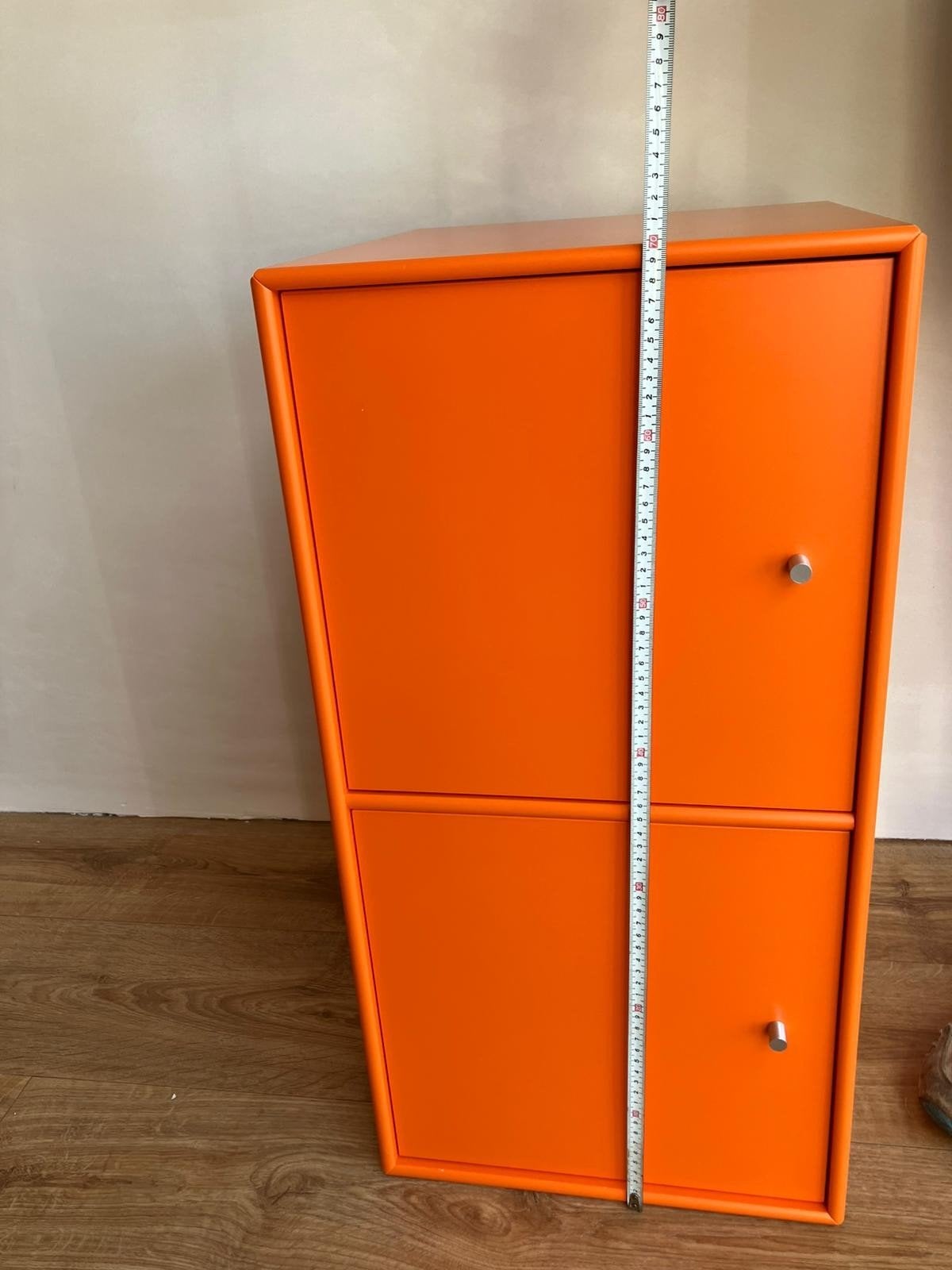 Original Montana Furniture wandkast Oranje - Peter J. Lassen, Ophalen, Overige materialen, Minder dan 150 cm, Minder dan 100 cm