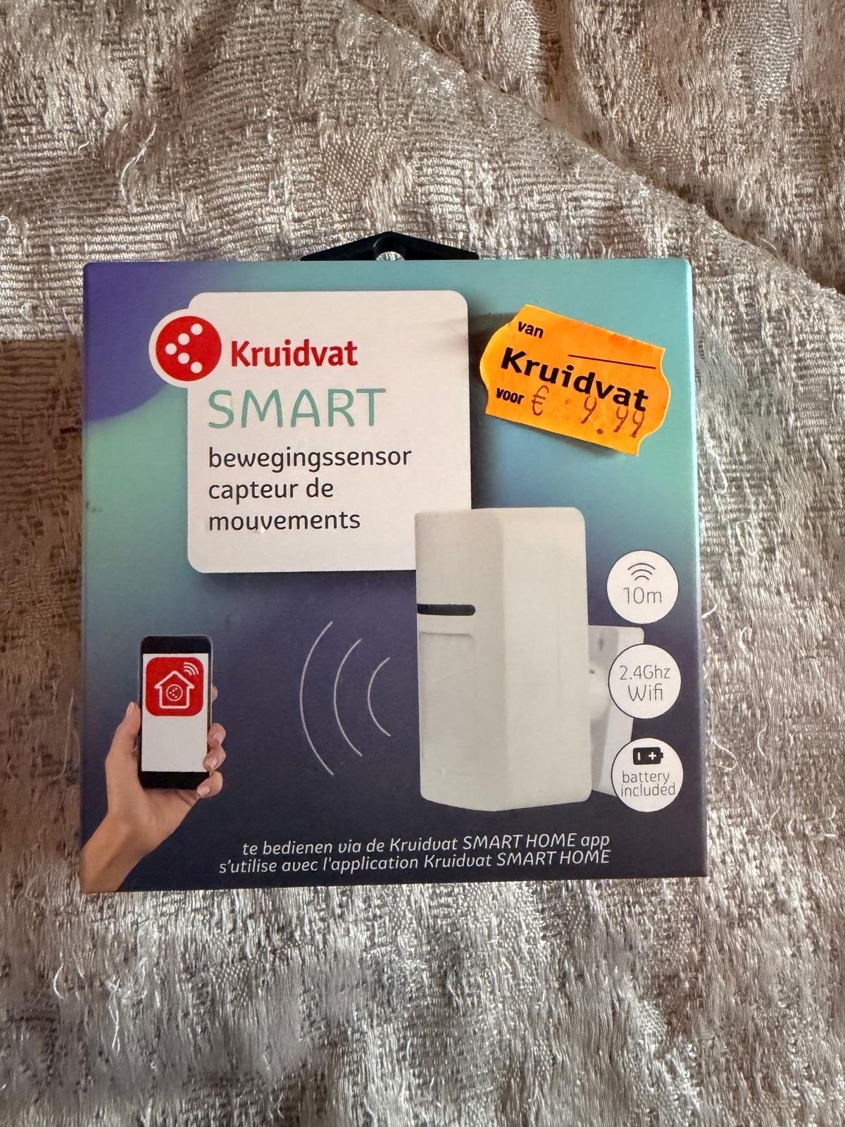 Kruidvat Smart Bewegingssensor - Draadloos & Wifi, Beweging, Detector, Sensor of Melder, Nieuw, Ophalen of Verzenden