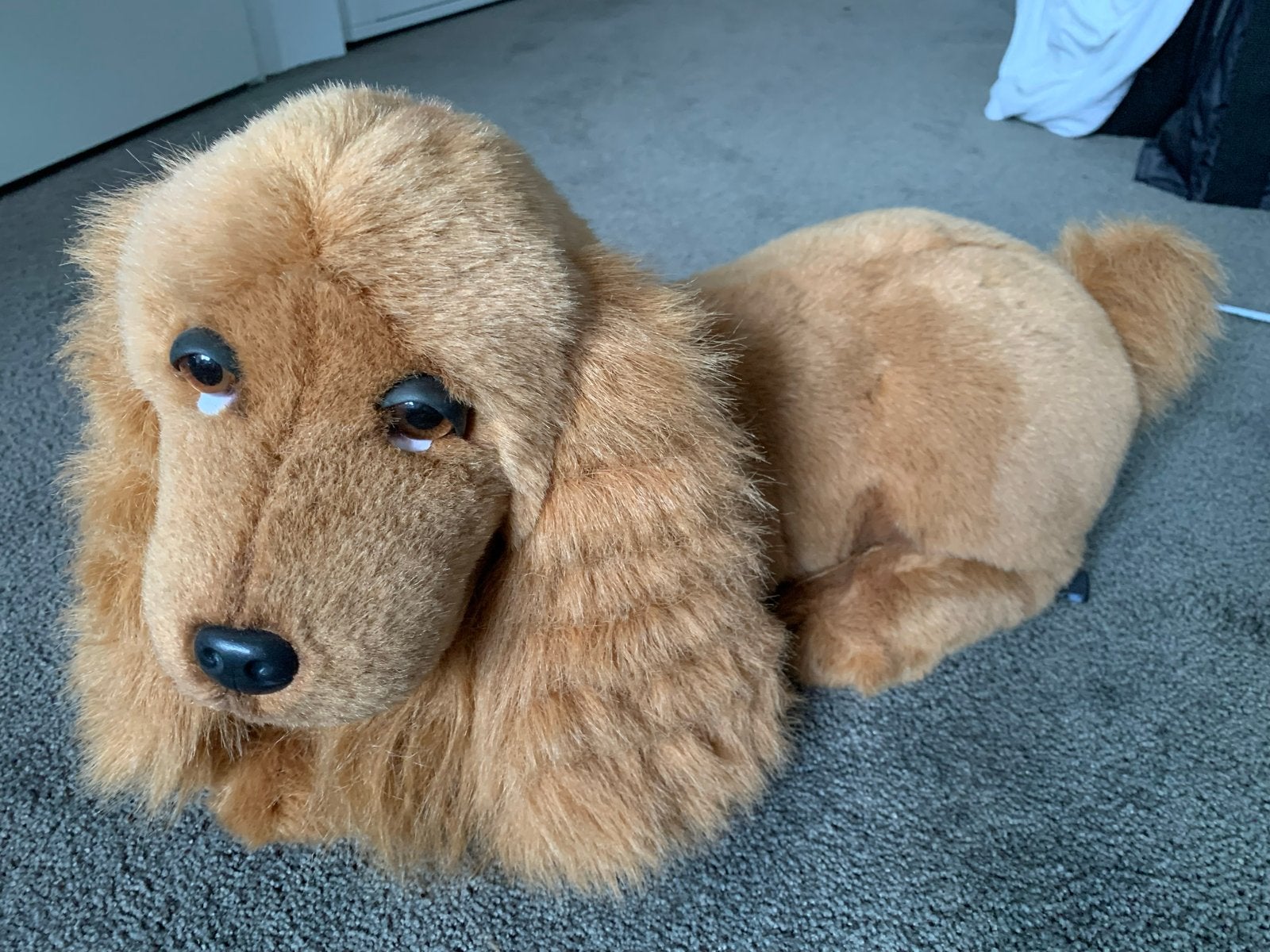 Cocker spaniel knuffelhond, ong. 50cm, nieuw.., Overige merken, Nieuw, Middelgroot (20 tot 80 cm), Bruin