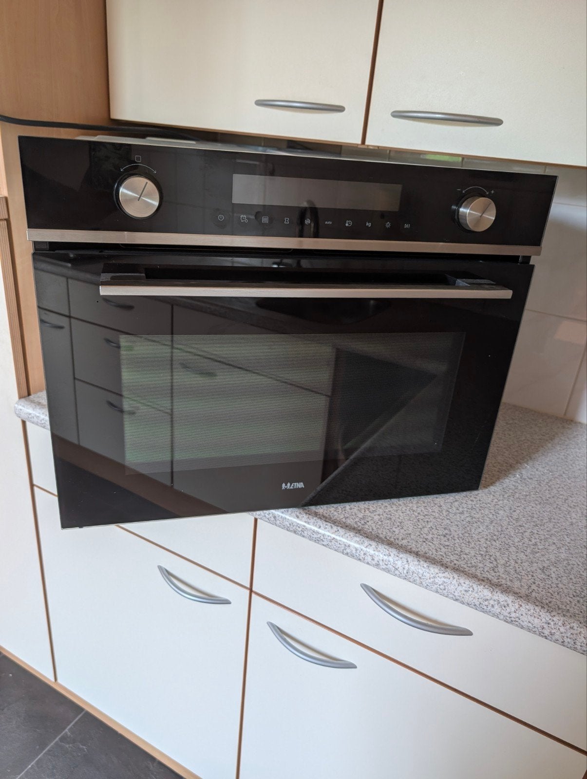 Etna CM450ZT Combi-oven - Zo goed als nieuw, Ophalen, 45 tot 50 cm, 60 cm of meer, Inbouw