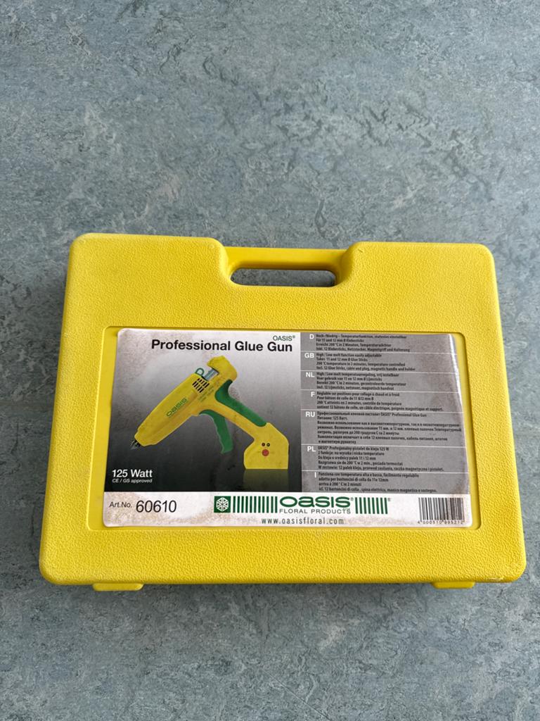 OASIS Professional Glue Gun 125W – lijmpistool in koffer, Ophalen of Verzenden, Gebruikt
