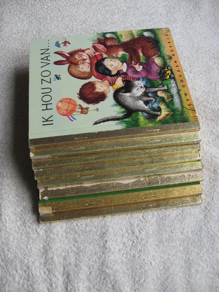 8 Gouden boekjes van De Bezige Bij (zie tekst en foto's), Verzenden, Gelezen, Diverse schrijvers, 3 tot 4 jaar