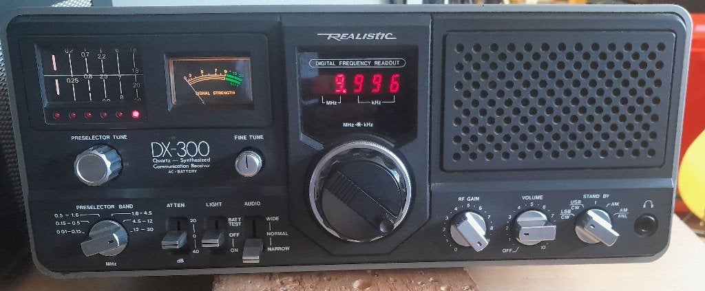 Realistic DX300 ontvanger, Ophalen of Verzenden, Gebruikt, Ontvanger
