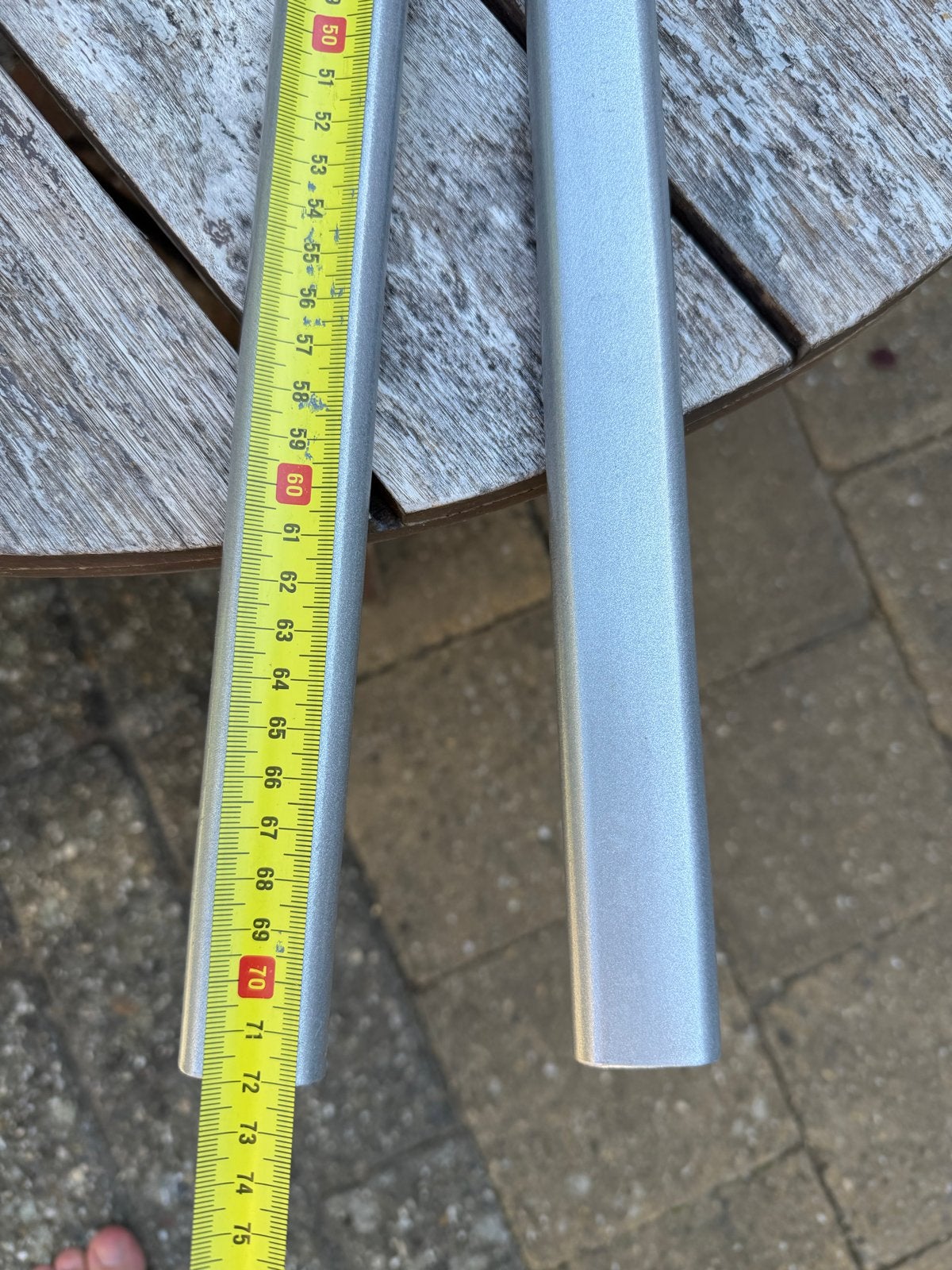 Kledingroede 72cm - inclusief bevestigingsmaterialen, Ophalen of Verzenden, Gebruikt, Universele onderdelen
