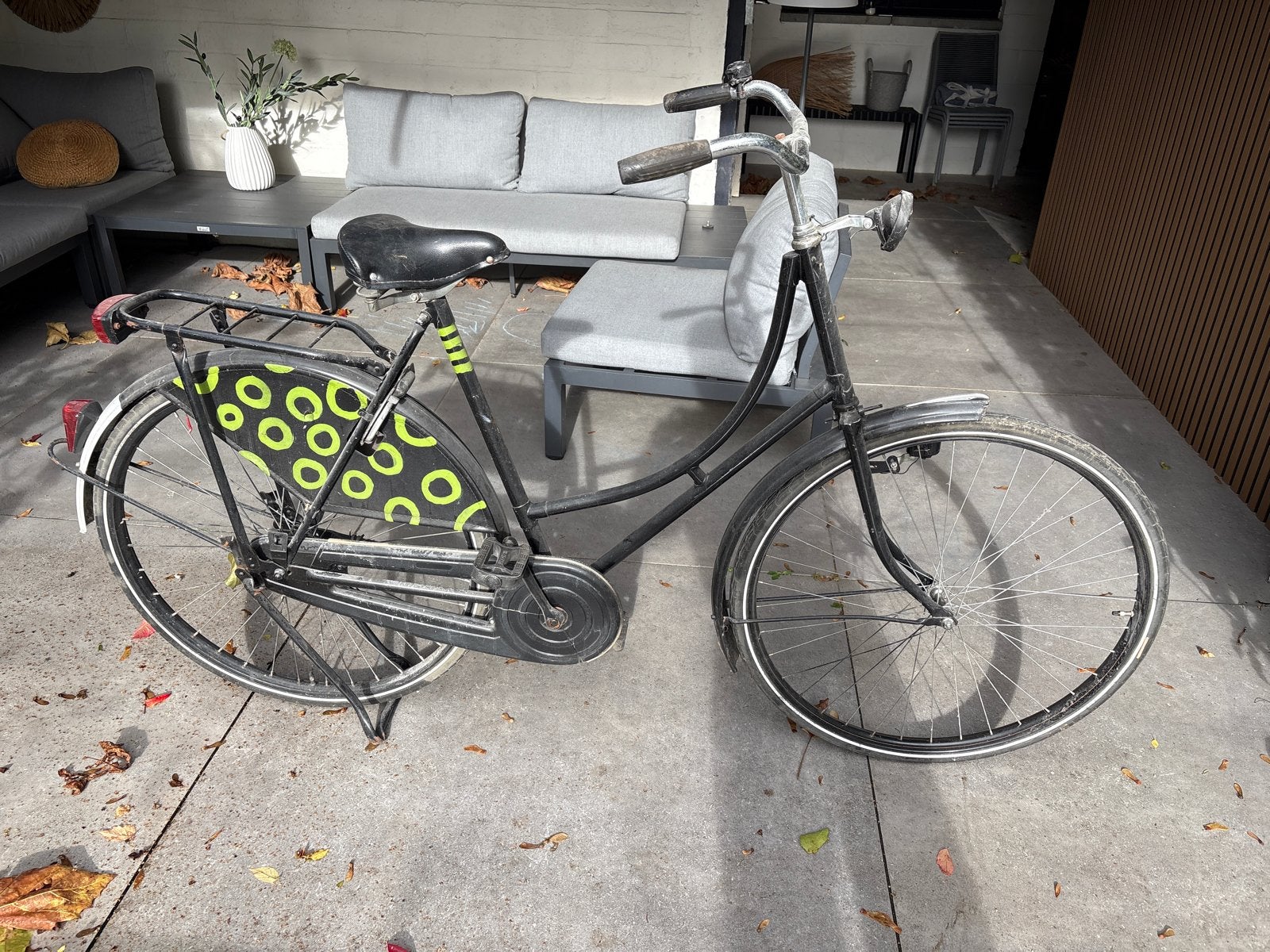 Omafiets - Gebruikt, zonder versnellingen, inclusief slot, Ophalen, Gebruikt, Terugtraprem