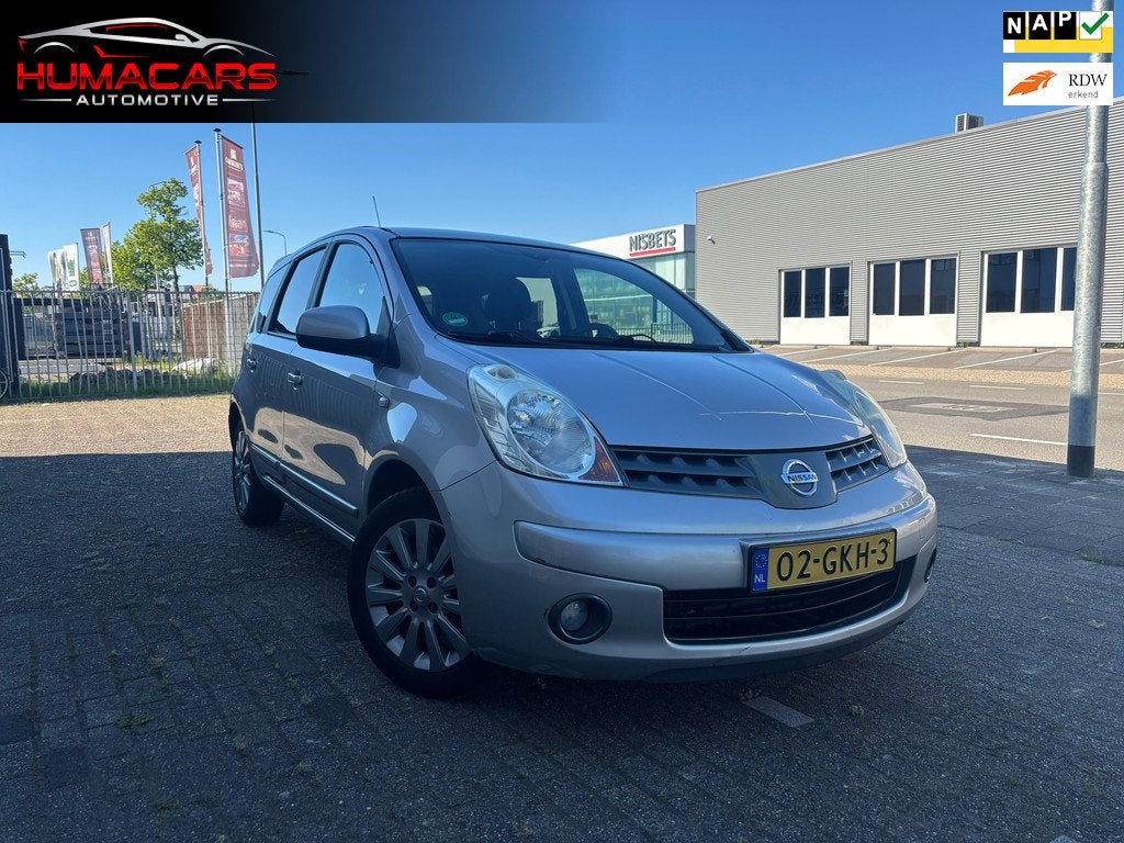 Nissan Note 1.6 Life Pack|Airco|Nap|Bt radio, Voorwielaandrijving, Origineel Nederlands, Handgeschakeld, 1000 kg