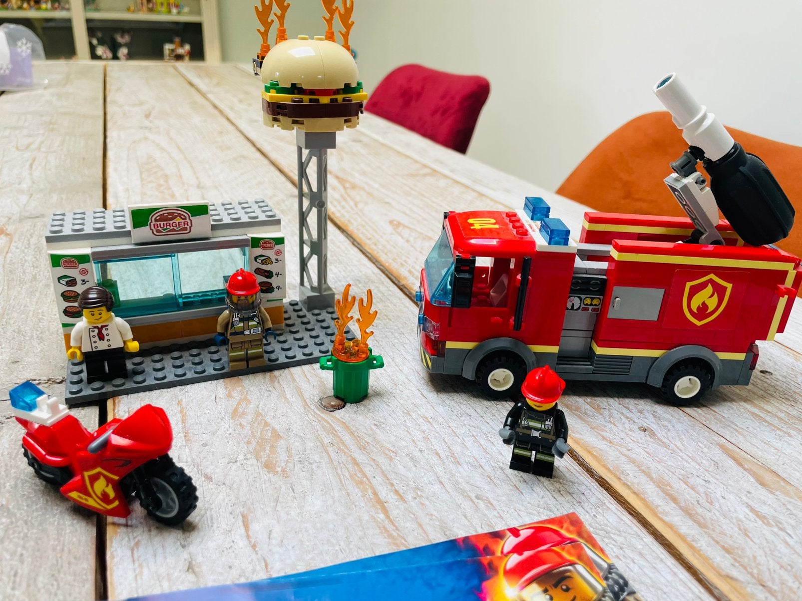 Lego City brandweer set 60214, Ophalen of Verzenden, Zo goed als nieuw