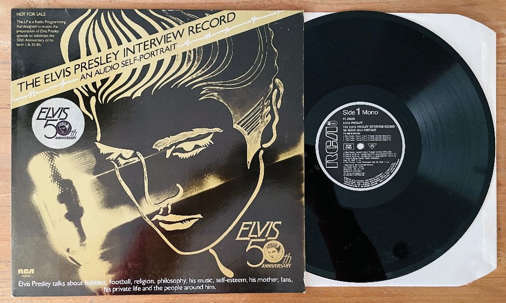 Elvis Presley - Elvis Presley Interview Record - Promo 1984, LP, Zo goed als nieuw, 12 inch, Originele persing