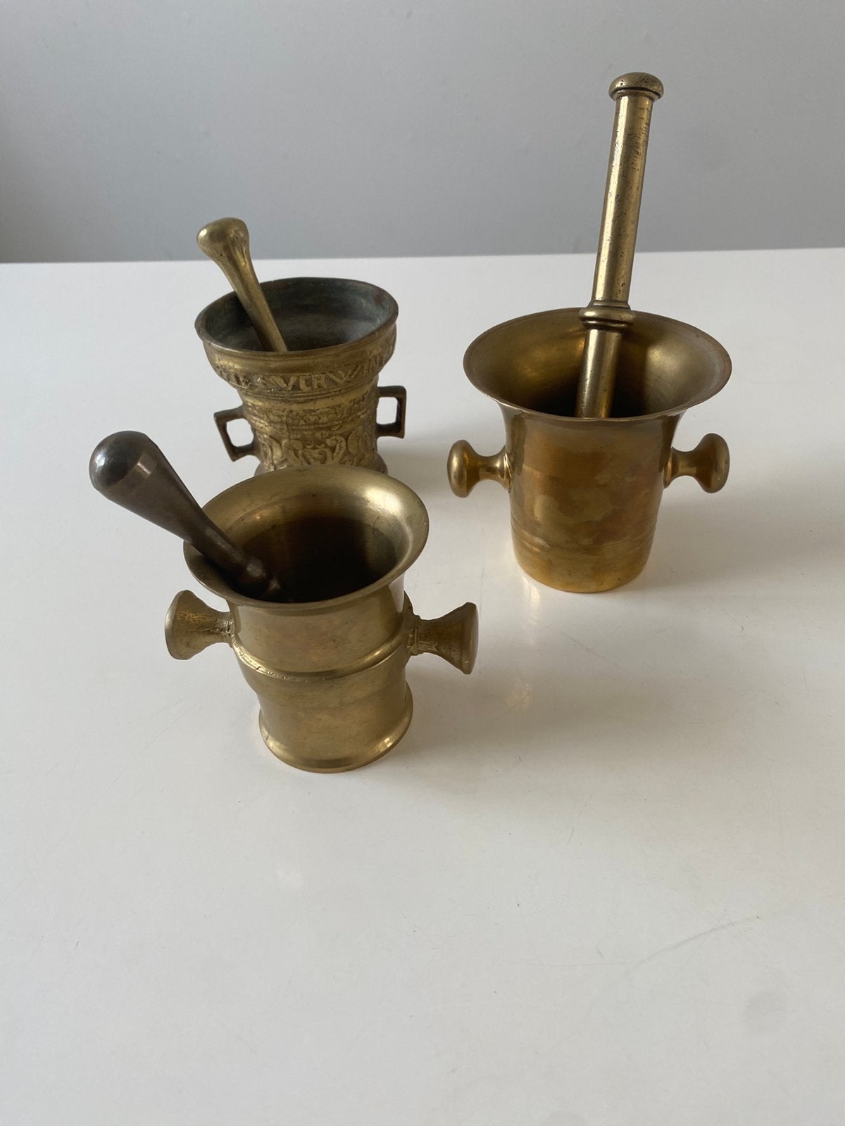 3x vijzel met Stamper Samen €35, Ophalen of Verzenden