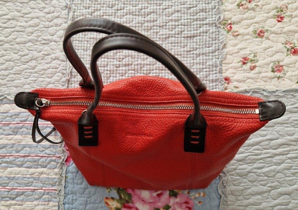 kleine handtas Marc O'Polo rood/bruin, Ophalen of Verzenden, Gebruikt, Rood, Handtas