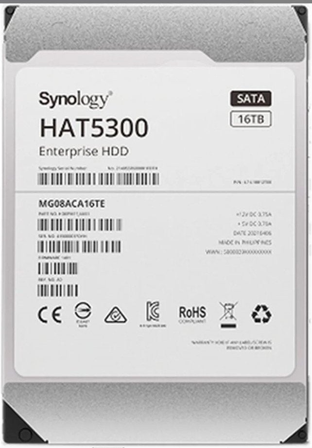 Synology HAT5300-16T 16TB Enterprise NAS HDD – Nieuw, Computers en Software, Harde schijven, Intern, 16TB, Nieuw, Ophalen of Verzenden