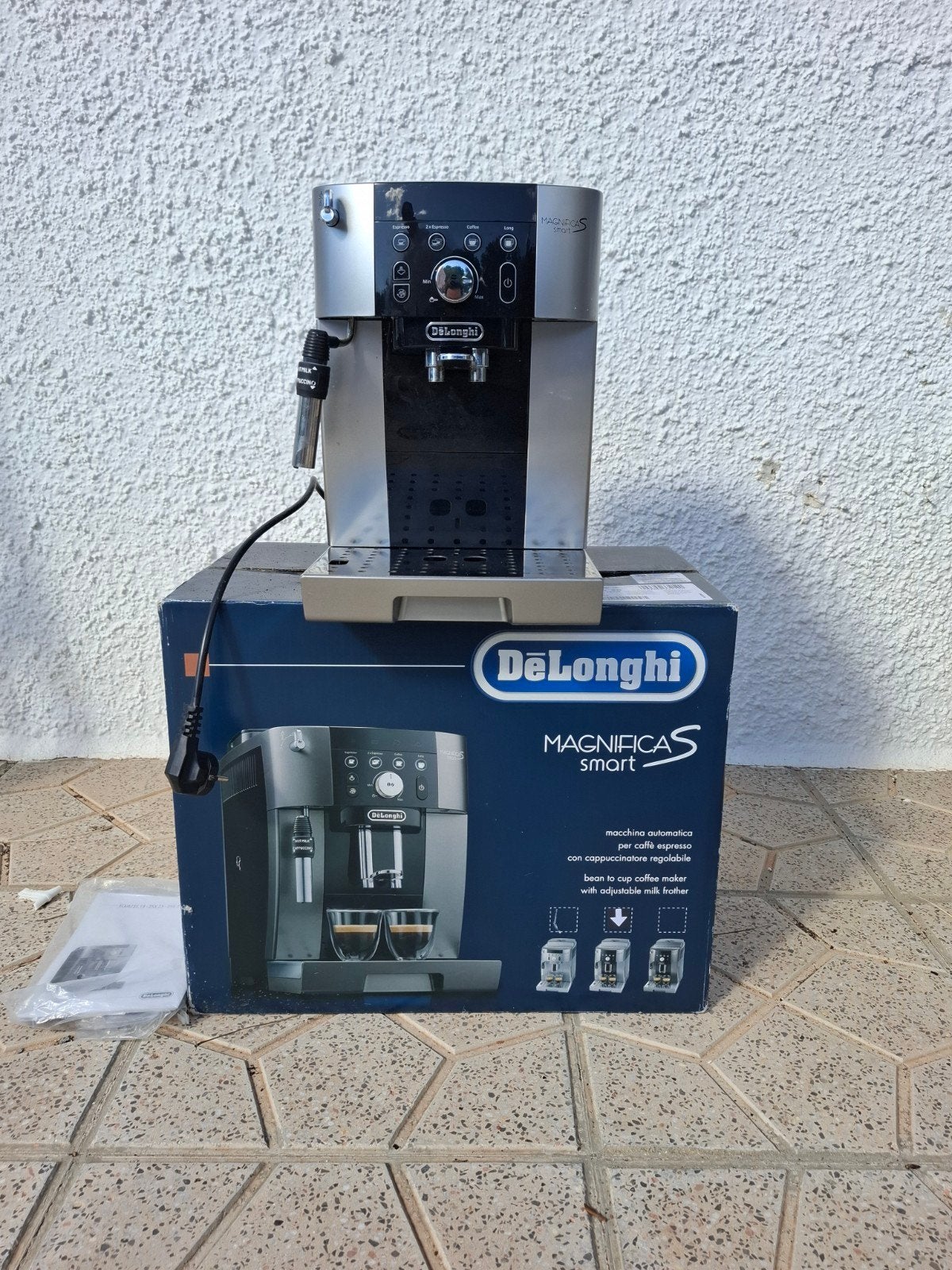 De'Longhi Magnifica S Smart ECAM250.23.SB Koffiemachine, Witgoed en Apparatuur, Koffiezetapparaten, Koffiemachine, Zo goed als nieuw