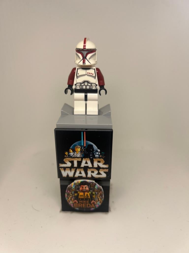 Lego Star Wars sw0492 Clone Trooper (Phase 1)-scowl, Ophalen of Verzenden, Zo goed als nieuw