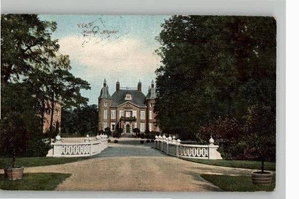 Velp Kasteel Biljoen 3 zeer oude kaarten gelopen, Verzamelen, Ansichtkaarten | Nederland, Verzenden, Voor 1920, Gelopen, Gelderland