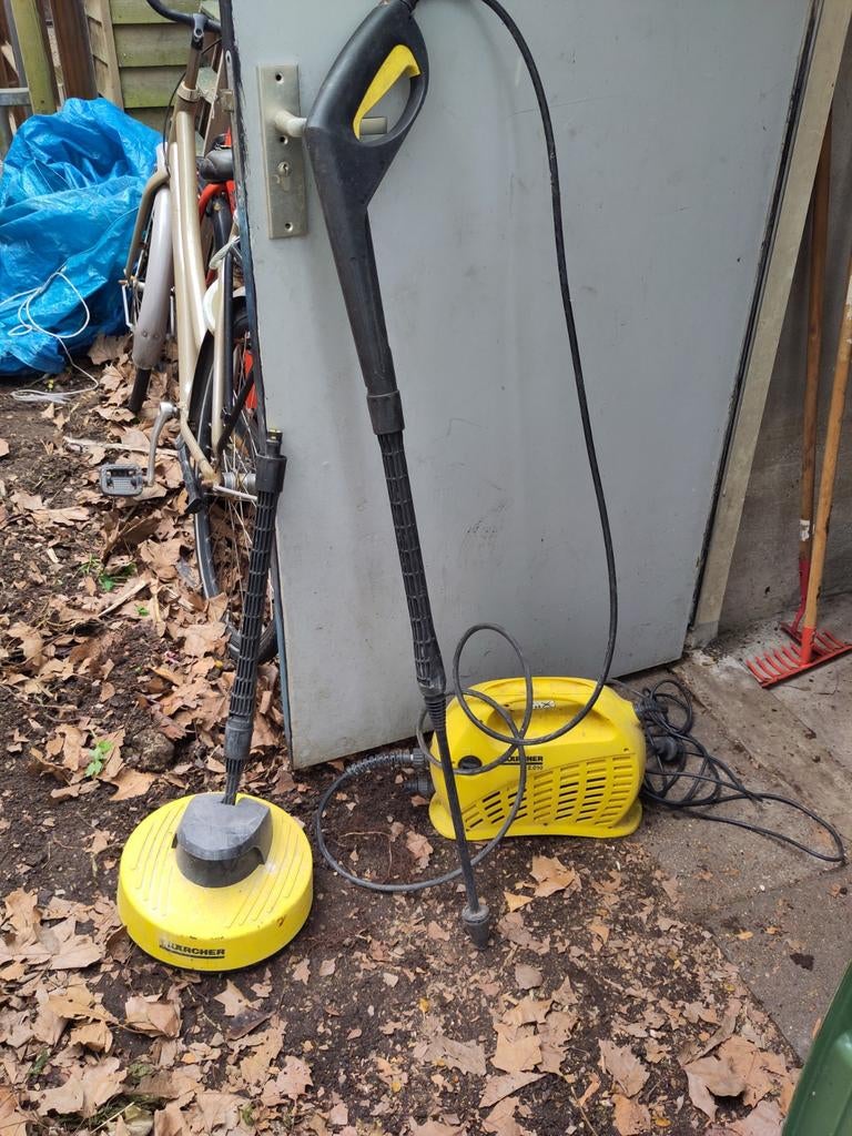 Kärcher hogedrukreiniger met terrasreiniger, Ophalen, Gebruikt, Elektrisch, Kärcher