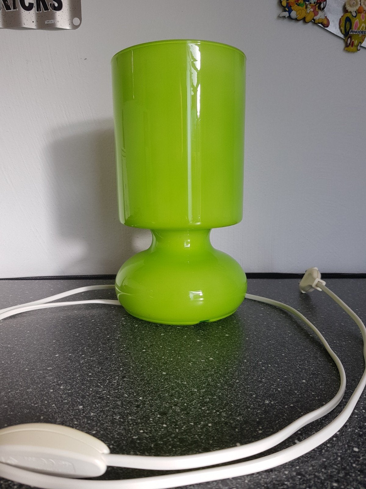2x Lykta lampen groen., Huis en Inrichting, Lampen | Tafellampen, Met schakelaar, Groen, 25 cm, E14 (klein)