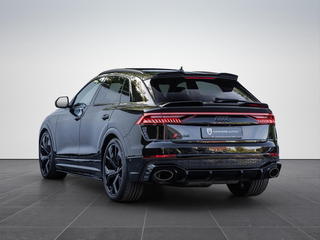 Audi RSQ8 4.0 TFSI 600pk Quattro Pano HuD Akrapovic Standkac, Auto's, Gebruikt, Overige brandstoffen, Zwart, Leder