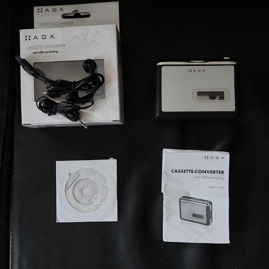 AGK Cassette-Converter met USB-Aansluiting (Gebruikt), Ophalen of Verzenden