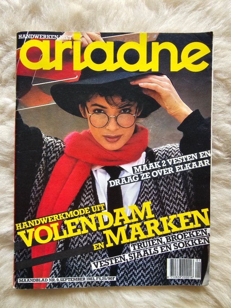 Vintage handwerk tijdschrift Ariadne Nr 9. 1983, Ophalen of Verzenden, Zo goed als nieuw, Overige onderwerpen