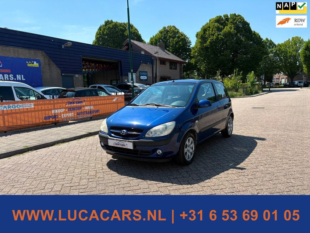 Hyundai Getz 1.6i Dynamic Airco NIEUWE APK!, Auto's, Hyundai, Voorwielaandrijving, 450 kg, 1599 cc, 4 cilinders