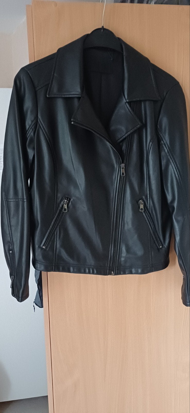 Kunstleren jas nieuw, Zwart, Nieuw, C&A, Ophalen