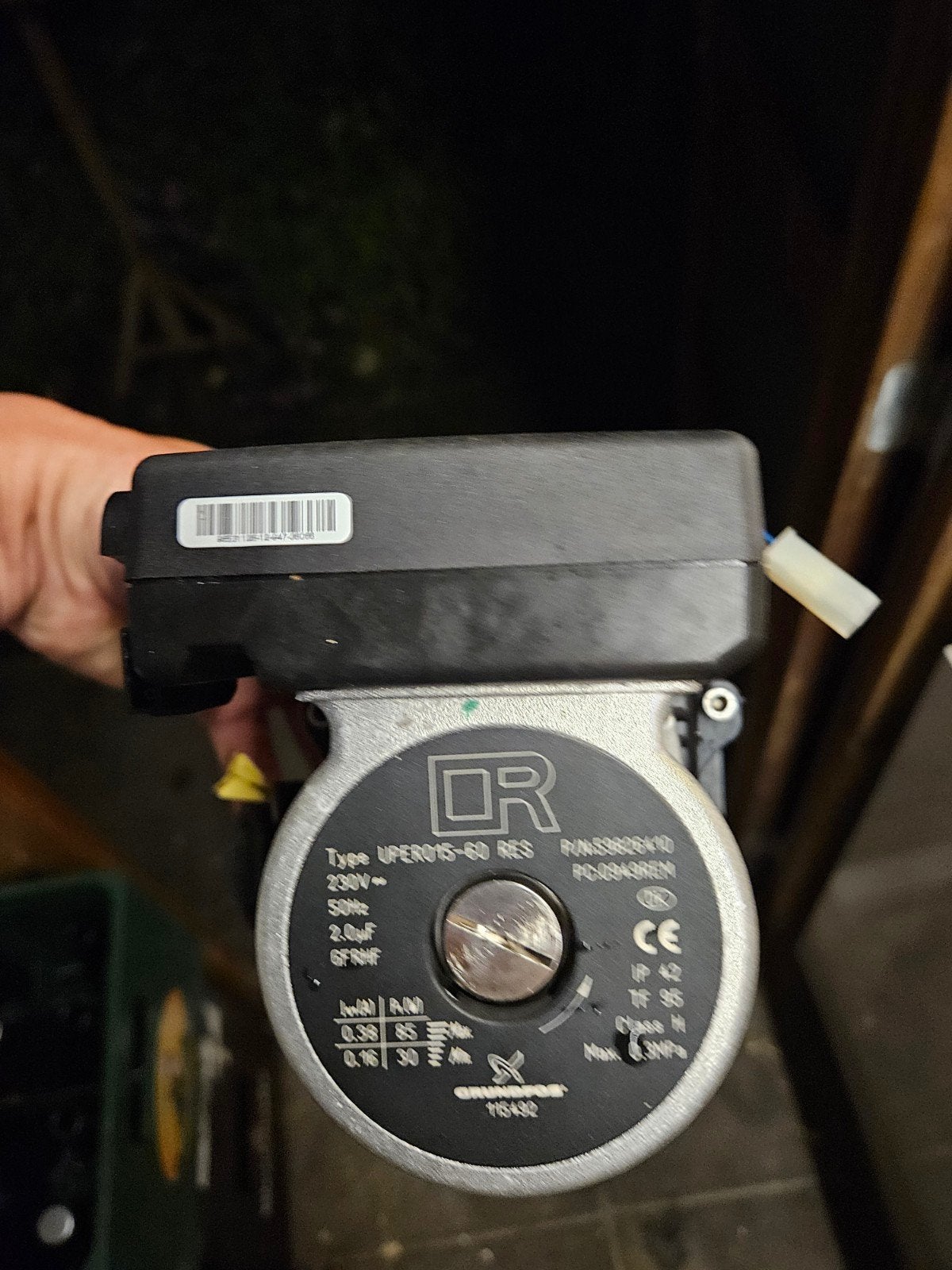 Grundfos UPER15-60 RES CV-pomp, Gebruikt, Minder dan 30 cm, Overige typen, Minder dan 60 cm