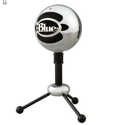 Blue Microphones Snowball microfoon aluminium, Muziek en Instrumenten, Microfoons, Zo goed als nieuw, Overige typen, Draadloos