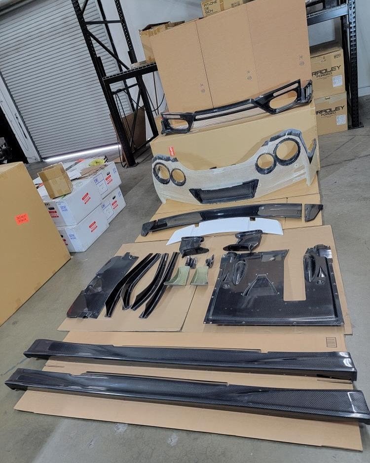 Top Secret M17 bodykit Carbon FRP - Nissan R35 GTR GT-R, Ophalen of Verzenden