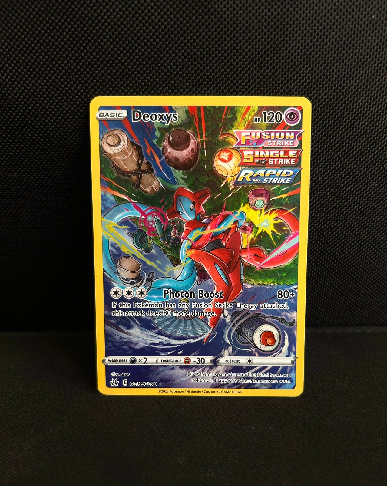 Pokemon Crown Zenith Deoxys GG12/GG70, Ophalen of Verzenden, Zo goed als nieuw