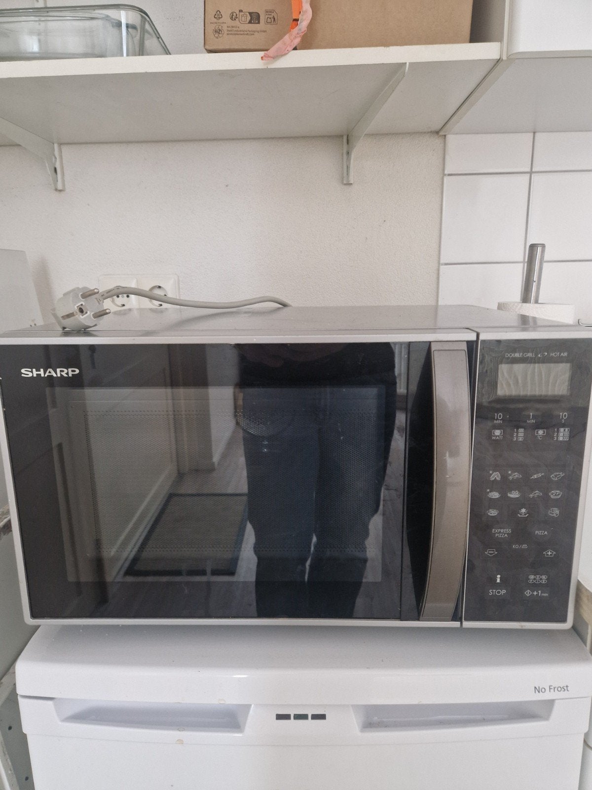 Sharp Combimagnetron met Grill en Hete Lucht, Ophalen, Gebruikt, Hete lucht
