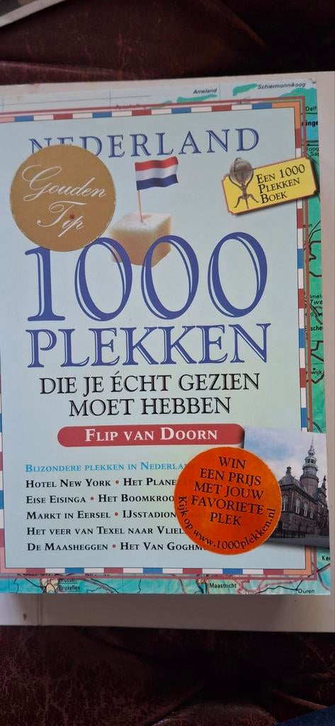 1000 Plekken die je écht gezien moet hebben - Nederland, Boeken, Overige merken, Flip van Doorn, Ophalen of Verzenden, Zo goed als nieuw