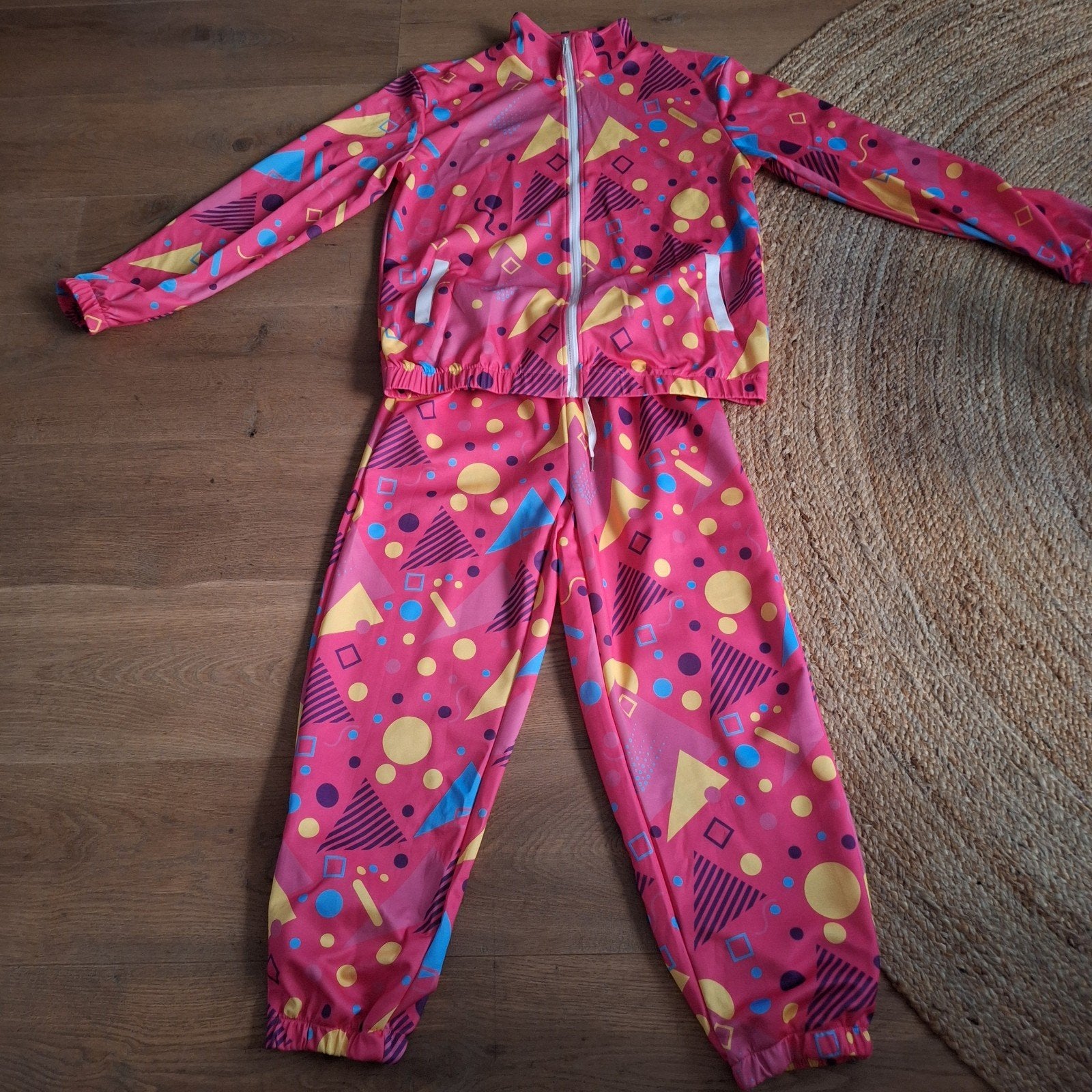 fout trainingspak 80's 90's retro gabber L, Verzenden, Maat 42/44 (L), Kleding, Overige thema's