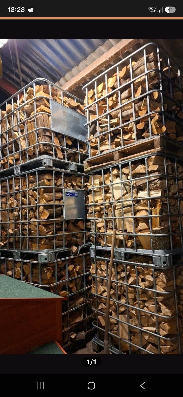 Open haardhout, Minder dan 3 m³, Ophalen