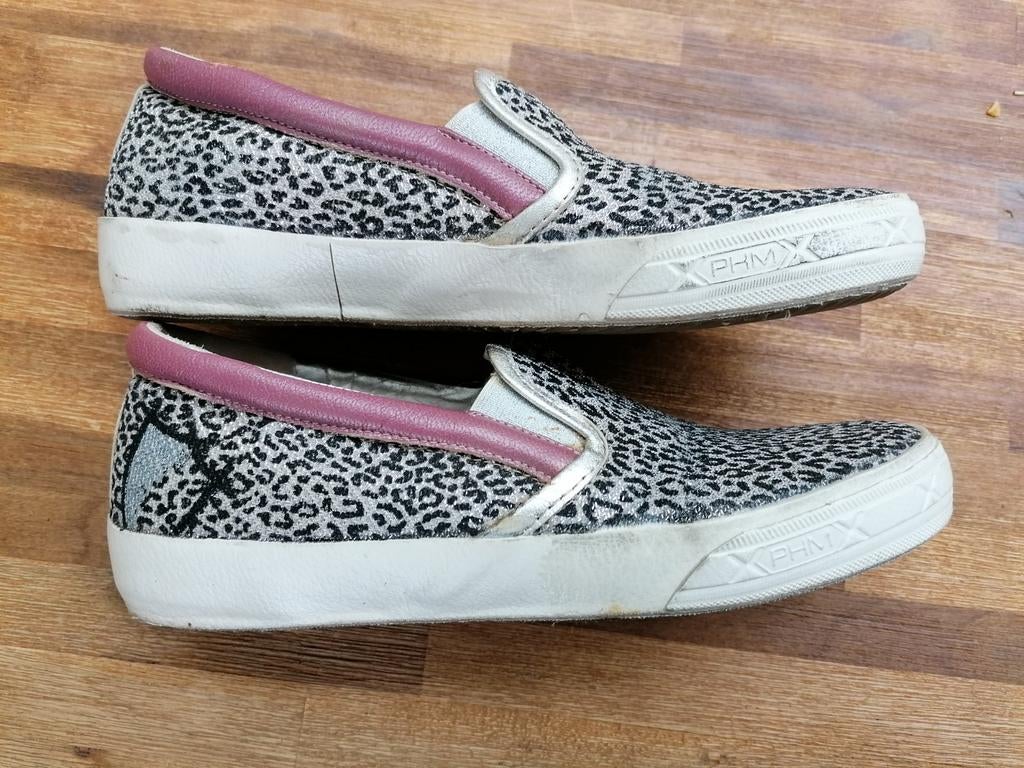 Philippe model 38 poema glitter leren instappers espadrilles, Kleding | Dames, Schoenen, Instappers, Ophalen of Verzenden, Gedragen