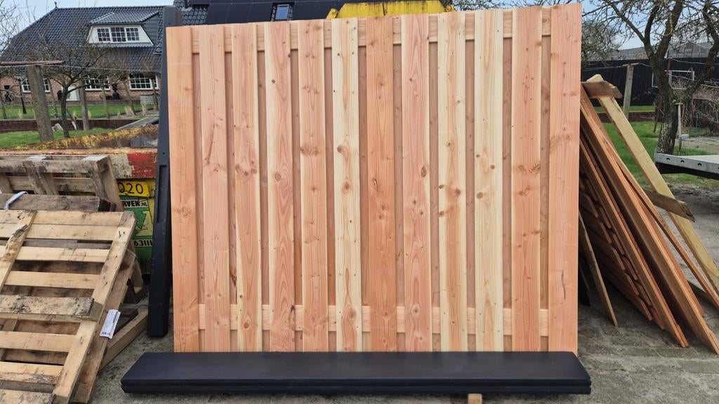50 stuks douglas schermen te koop.78 euro per stuk 21 plans, 1 tot 2 meter, Minder dan 3 meter, Nieuw, Ophalen of Verzenden