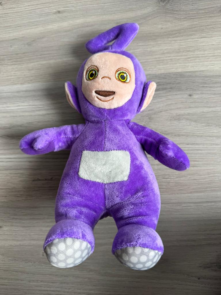 Tinkie Winkie knuffel, Kinderen en Baby's, Speelgoed | Knuffels en Pluche, Ophalen, Zo goed als nieuw, Overige typen