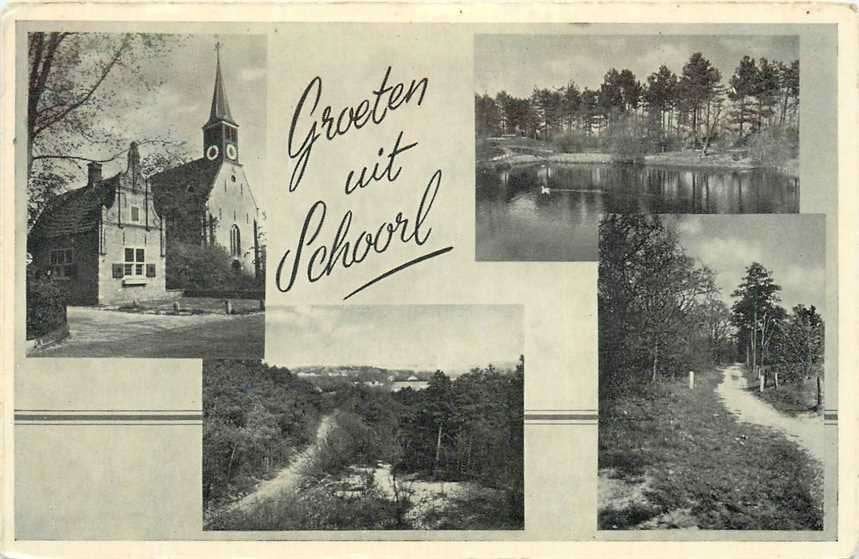 300-424-011 Schoorl Groeten uit, Verzenden, Voor 1920, Noord-Holland