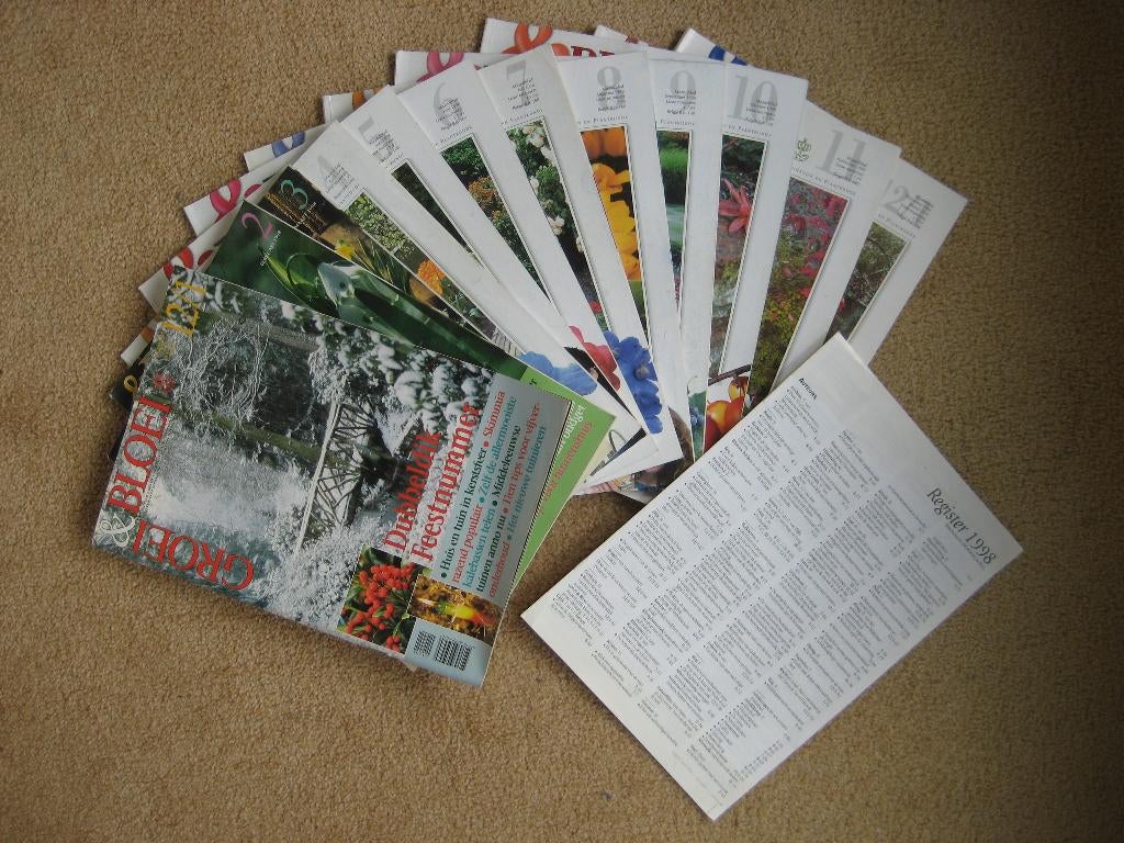 Jaargang "Groei en bloei" 1998., Ophalen of Verzenden, Zo goed als nieuw, Groei en bloei, Tuinieren en Tuinplanten