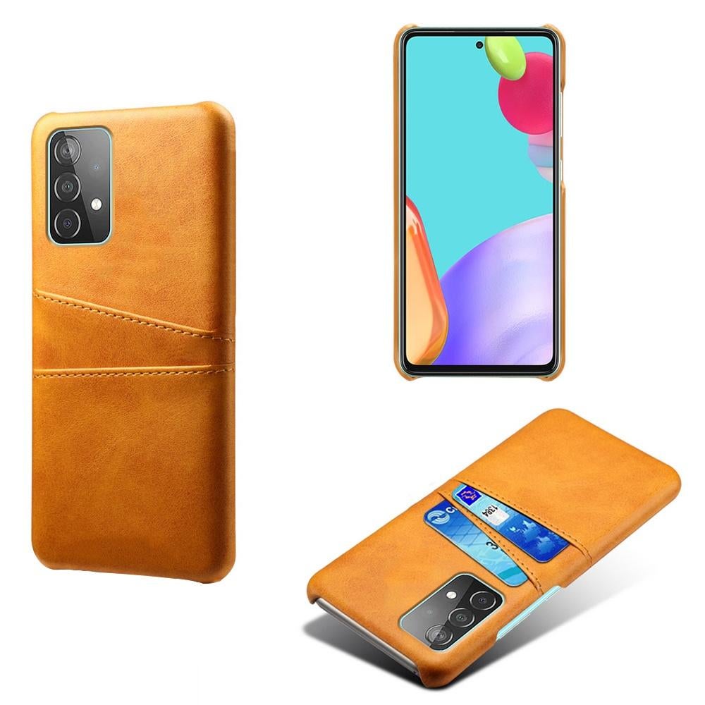 Back Cover + PMMA Screenprotector voor Galaxy A52 _ Bruin, Verzenden, Nieuw, Hoesje of Tasje