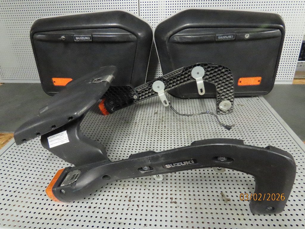 Kofferset & Rek Koffer-set VX 800 Highlander Rek met Koffers, Ophalen of Verzenden, Gebruikt, Suzuki
