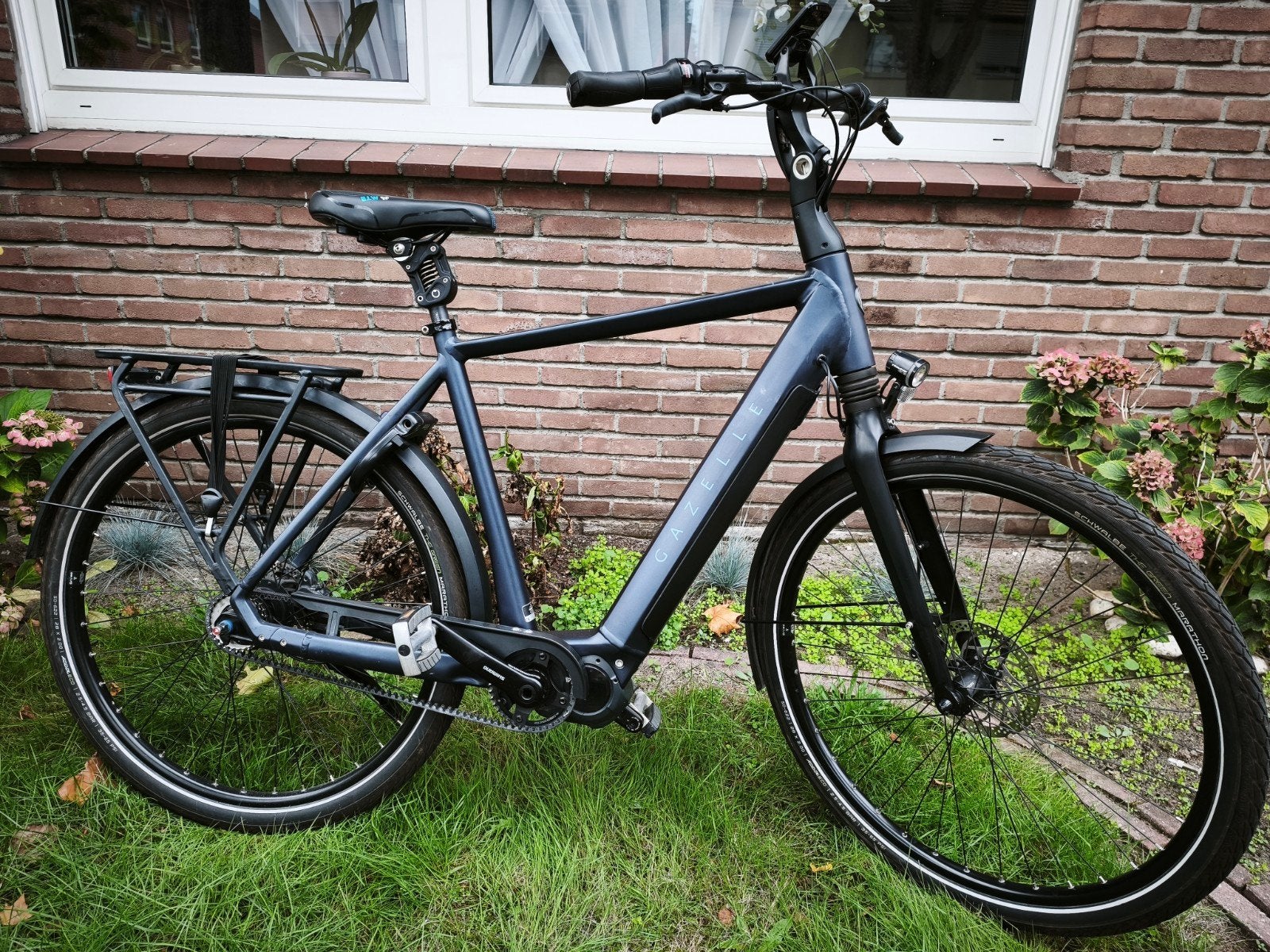Gazelle Chamonix C5 ,Aandrijfriem, 59 cm of meer, Ophalen, Gebruikt, Gazelle