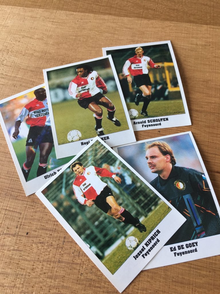 Voetbal stickers Feyenoord 94/95, Ophalen of Verzenden, Nieuw, Meerdere stickers