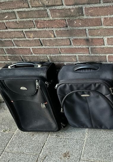 2 x Samsonite koffers voor reizen, Ophalen, Gebruikt