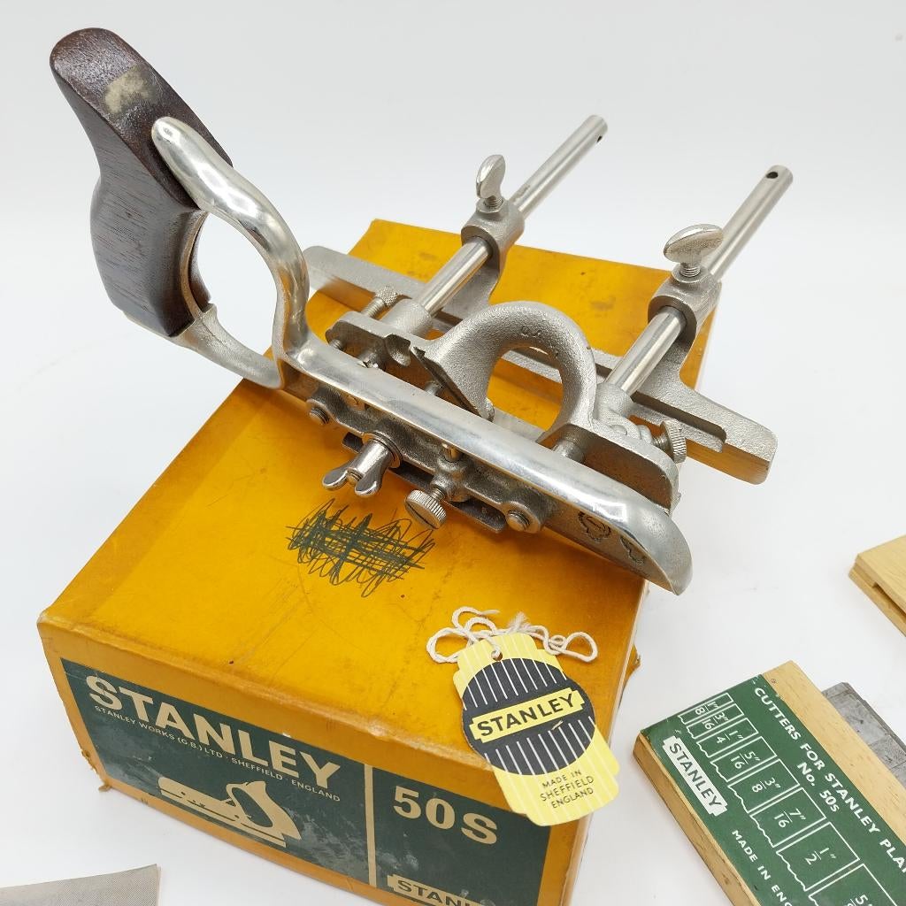 Stanley 50S Combinatiescaaf, z.g.a.n. (56711-ML), Antiek en Kunst, Antiek | Gereedschap en Instrumenten, Ophalen of Verzenden