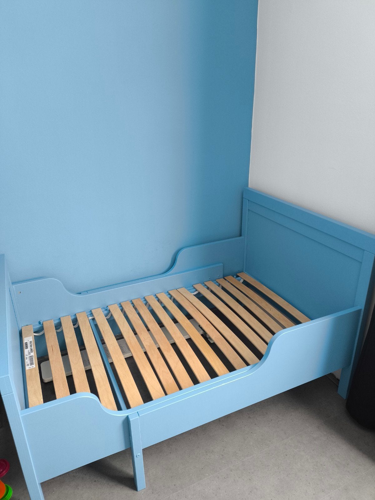Ikea Sundvik meegroeibed lichtblauw 80x100 (z.g.a.n.), Ophalen