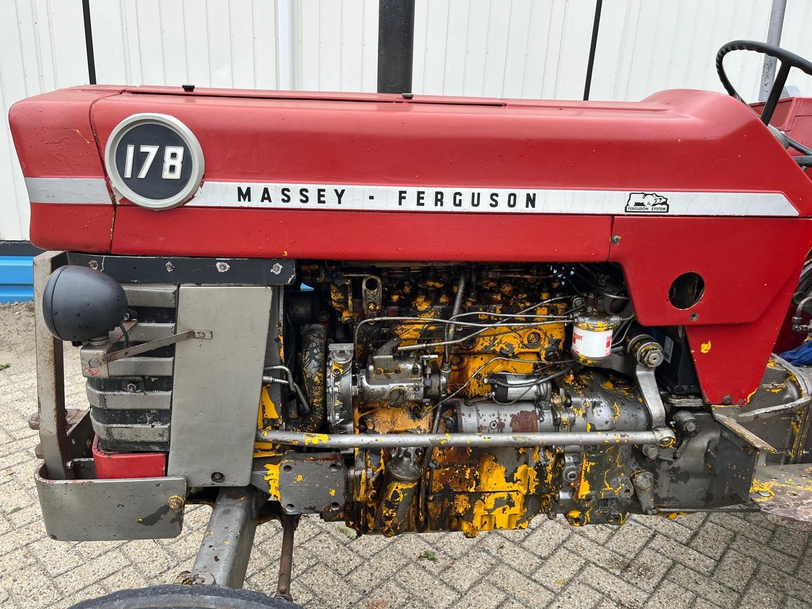 Massey Ferguson 178 Oldtimer Tractor, Zakelijke goederen, Agrarisch | Tractoren, Ophalen, 80 tot 120 Pk, Meer dan 10000, Oldtimer