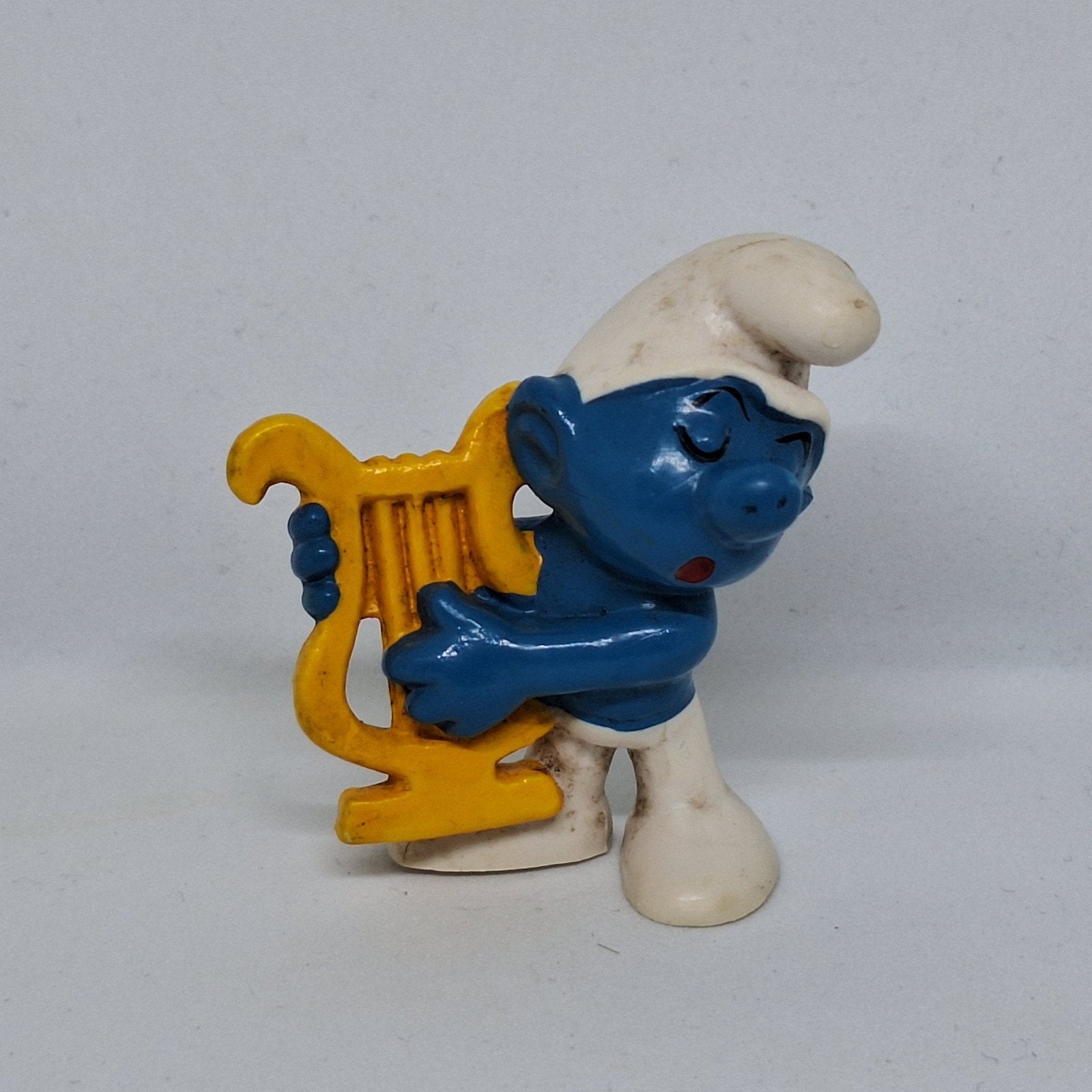 Smurf met Harp 20070, Verzamelen, Ophalen of Verzenden, Gebruikt, Verschillende Smurfen