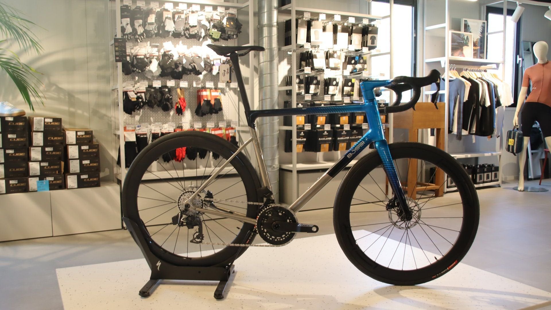Bossi Strada SS maat 58cm Titanium, Fietsen en Brommers, -, -, Nieuw, 57 tot 61 cm